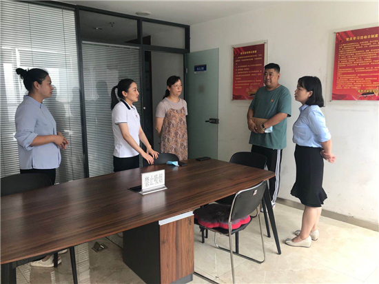 郑州市惠济区市场监管局深入非公企业开展党建指导员走访活动